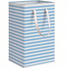 1pc Large Capacity Folding Laundry Basket, Fabric Storage Laundry Bag, Laundry Basket, Fabric Storage Basket, Folding Dirty Clothes Storage Basket, Bathroom And Bedroom Laundry Organization And Storage, Room Decoration, Home Decoration Home Bathroom Decor