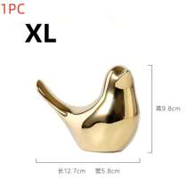 4pcs Gold Bird Statues, Modern Style Sculptures For Home Decor In Living Room, Bedroom, Office Desk, Cabinet - European Creative Gold Ceramic Bird Figurines, Desktop Decorations