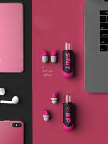 Soundproofing Middle Finger Earplugs Sleep Noise Prevention Dormitory Study Professional Silent Sleep Noise Reduction Sleep Artifact