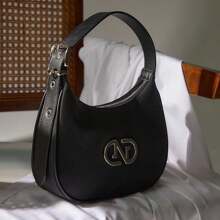 Sac à bandoulière en PU noir pour femme, nouvelle collection printemps et été 2025