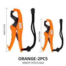 2pcs ABS Portable Floating Fish Lip Gripper Controller Fish Clips Fishing Clamp Grabber Fishing Plier SaltWater Accessory - Multicolor - View 6