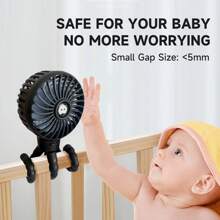 BOOQIBOY Rechargeable Octopus Fan Mini Fan Can Be Held, Hung, Wound Or Stood. Suitable For Home, Commuting, Outdoor, Cycling, Adult, Children And Baby Strollers. Made Of ABS+ Silicone Skin-Friendly Material, It Is Light, Beautiful, Portable And Practical. Multi-Functional Tripod That Can Be Twisted Freely. Large Capacity Battery. Charging Time: About 2 Hours. Usage Time: About 150-480 Minutes. Power: 3w Includes The Main Unit And Type-C Charging Cable - mini八爪魚小風扇 - 查看 3