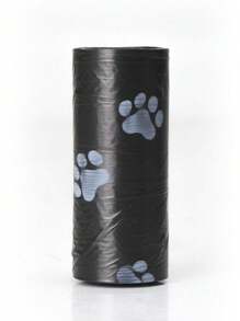 5pcs/10pcs Pet Waste Bags, Portable Printed Trash Bags For Cats & Dogs, Dog Waste Pickup Bags