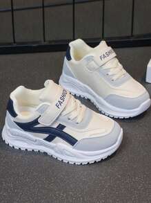 儿童运动鞋，新款秋季软底男童跑步鞋，女童百搭学生校园休闲鞋 - 黑色 - 查看 4