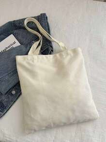 Combinación de lienzo blanco simple, bolso de lienzo en blanco y set de bolsa de belleza, usado para decoración y bolsas de compras hechas a mano, simple y generoso, bolsas de almacenamiento de viaje simples, bolsas de viaje de gran capacidad de unicolor: ¡una combinación perfecta para la belleza al aire libre! Este es el mejor regalo para familiares y amigos. Esta bolsa grande es adecuada para estudiantes