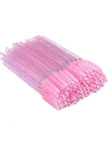 100pcs/50pcs/10pcs Eyelash Extension, Colorful Eyelash Extension, Crystal Eyebrow Brush, Mascara, Applicator Wands, Eyelashes, Makeup Brushes, Cosmetic Tool Set