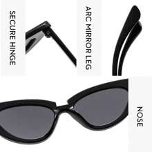 Women's Cat-Eye Sunglasses Anti-UV Sunglasses, Fashionable Luxury Sunglasses For European And American Markets