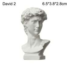 Minifiguur Beroemdheden Huisdecoratie Tekenen Oefening Gipsbeeld Beroemde Sculptuur Gipsbuste Portretten Griekse Mythologie