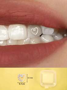 1pc Women Rhinestone Hollow Five-Pointed Star Necklace, Gift For Girlfriend, Women, Best Friend - Silver - View 4