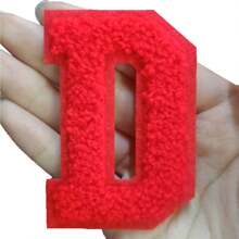 1/26pcs Chenille 2.8 Inch Letter Iron-On Patches, Suitable For Repairing Jeans, T-Shirts And Other Clothing, Letter Patch Badges - Multicolor - View 18