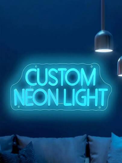 1pc Customizable 9-Color LED Neon Sign - Wall Decor Lighting For Bedroom, Living Room, Bar, Wedding, Birthday Party, Etc. - Unique Gift For Valentine's Day, Christmas, Halloween, Proposal, Anniversary, USB Powered, Safe Material, Energy Saving | Perfect DIY Home Lighting Gift, Neon Sign Wall Decor,Colorful,Kawaii,Minimal Chic,Cute,Custom,Personalized,Unique,Ideal Gifts For Him,Ideal Gifts For Her,Her,Boyfriend,Girlfriend,Family,Friends,Nightlight,Neon Lights,Home Goods,Room Decor,Holiday Decor,For Anniversaries,For Birthdays,For Weddings