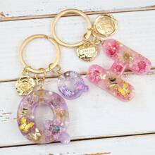 DIY Kristall Epoxidharz Formen, sortierte Größen Silikon Buchstaben Buchstaben Formen geeignet für die Herstellung von Schlüsselanhängern, Anhängern, Dekorationsartikeln, Spiegeleffekt Silikonformen