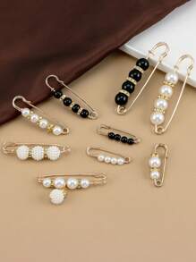 1pc Golden Quilting Pins - Vintage Style Brooch Pin Set, Adjustable Waist Safety Pins For Dresses And Jeans Clothing Decoration - Metal - For Fashion Enthusiasts & Diy Crafters - Perfect Gift For Sewing Lovers