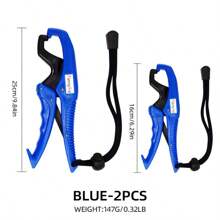 2pcs ABS Portable Floating Fish Lip Gripper Controller Fish Clips Fishing Clamp Grabber Fishing Plier SaltWater Accessory - Multicolor - View 9