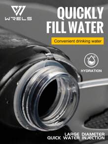 WRELS 2pcs Outdoor Foldable Soft Water Bottles With Carabiner, Lightweight And Portable For Cycling, Running, Hiking, And Outdoor Adventure - Multicolor - View 7