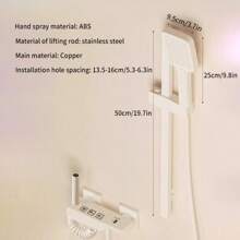 Minimalist Bathroom Shower Head Set With Separate Mixer Valve, Simple Design All-Copper Cold & Hot Water Faucet Home Bathroom Decor Fall Decor