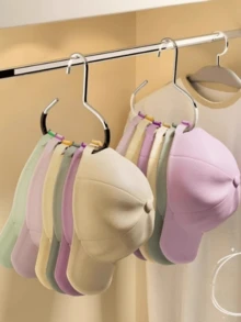 Set de 3 organizadores de almacenamiento de gorras, estantería colgante para gorras en el interior del armario del dormitorio, soporte multifuncional para exhibir sombreros - Multicolor - Ver 5