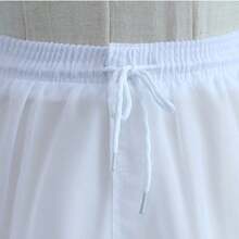 1pc Women's 4-Layer Boneless Tulle Petticoat Skirt, Soft Lining, Multi-Layer Fluffy Ruffled Hem, Bridal Wedding Dress Accessory Fall Clothes For Women