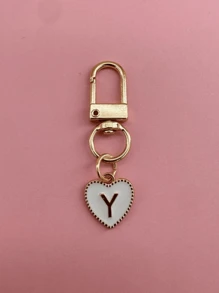 HAILIAN A Bag Pendant Designed Based On English Letters, With A Fashionable And Simple Style, Suitable For Halloween Costume Matching, Suitable For College Students And Elementary School Students Bag Pendant, Car Keychain, Birthday, Holiday, Back To School Season, Halloween Small Gifts - White - View 32