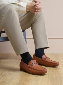 Zapatos de Vestir para Hombre de Loafer Deslizantes Casuales para Conducir Zapatos de Loafer para Hombre Zapatos de Vestir para Hombre - Marrón - Ver 2