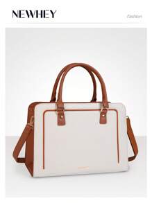 NEWHEY Women's Handbag, Top Handle Handbag, Waterproof Women's Handbag, Anti-Theft Shoulder Handbag, Women's Purse - Multicolor - View 2