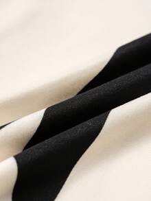 Sexy Halterneck Strappy Print Dress (Random Print) - Apricot - View 7