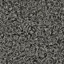 300pcs 5-12mm Stainless Steel Split Ring Connectors, Jewelry Making Accessories