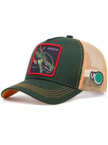 1 pieza Gorra de béisbol de estilo anime y dibujos animados, sombrero de sol unisex para exteriores, gorra de malla de camionero estadounidense, gorra de moda tipo snapback - Multicolor - Ver 7