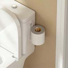 1 Stück wandmontierter Toilettenpapierhalter für das Badezimmer, bohrfreier Toilettenrollenhalter