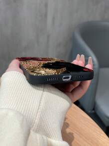 Fierce Animals 1pc TPU Matte Pattern Phone Case Compatible With Apple IPhone 7, 7P, X, XS, XR, XS Max, 11, 12, 13, 14, 15, 16 Series, A05, A05S, A52, A53, A13, A14, A04S, A35, S22U, S23U, S24U Series, Redmi Note Series, Oppo A Series, Reno Series, INFINIX Series Phones