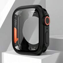 Tempered Glass Screen Protector Cover Compatible With Apple Watch Series 10/9/8/7/6/5/4/SE 42mm 40mm 41mm 44mm 45mm 46mm, 9H Hardness Anti-Scratch Full Coverage, Bubble-Free Installation Case Compatible With Apple Watch