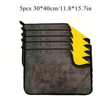 10pcs/1pc/2pcs/5pcs Ultrasoft Car Wash Microfiber Towel Car Cleaning Drying Cloth Car Care Cloth Detailing Car WashTowel ,500GSM Polishing Waxing Auto Detailing Towel Cloth Never Scrat