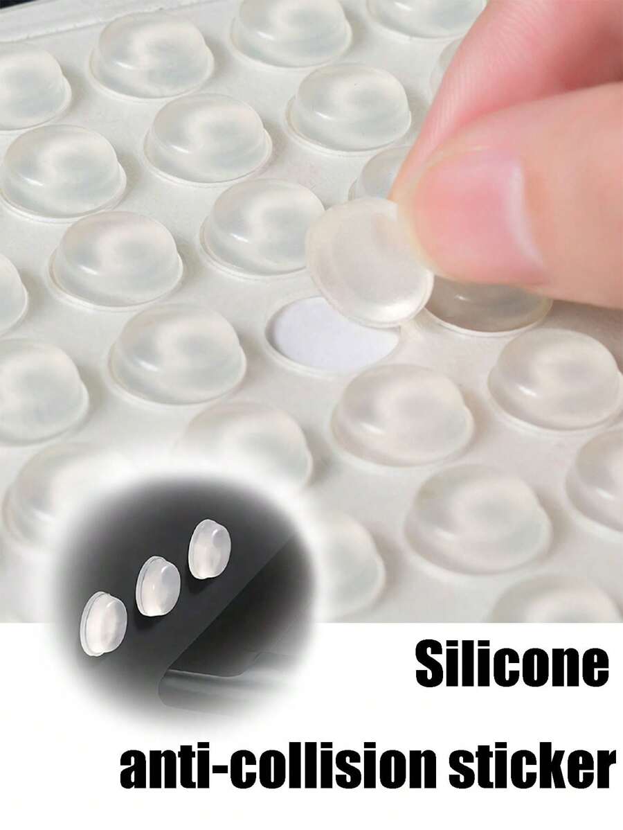 UBRAVE Adhesive Bumper Pads, 272 Pcs Adhesive Bumper Pads, Clear Rubber