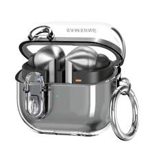 1pc Buds3 Pro Protective Case, Galaxy Buds 3 Transparent Earphone Cover, Anti-Scratch Anti-Drop Portable Unisex Case - Multicolor - View 5