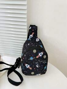 卡通恐龙胸包/斜挎包/零钱包。时尚斜挎包，可爱卡通休闲户外胸包。