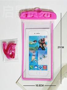 5pcs. Mobile Phone Waterproof Bag Can Touch Screen. Diving Kit Swimming Takeout Rider's Spa Dust Bag Waterproof Phone Case.