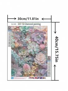 1pc DIY Diamond Painting, Full Drill Diamond Embroidery, Home Decor, 11.8" X 15.7"