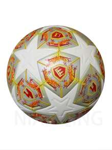 Professional League Soccer Balls, High-Quality PU Leather, Excellent Elasticity, Seamless Heat Bonding Technology, Anti Slip, Wear-Resistant, Easy To Kick, Professional Adult Youth Training Competition, No. 5 Football, Free Ball Needle, Ball Net - Gold - View 8