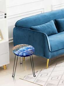 1pc Large Resin Table Mold 14 Inch Round Silicone Epoxy Resin Molds For River Table, DIY Crafts,Cutting Board, Desktop Decoration