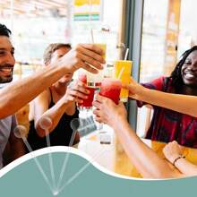 100Pcs Cocktail Swizzle Sticks Clear Drink Stirrer Swizzle Stick Beverage Mixer Cocktail Coffee Drink Stirrers For Bars Cafes Restaurants Home Back To School