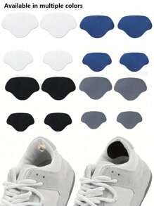 4 piezas Parches para reparación de zapatos, Parche de empeine para reparación de zapatos, Protector de suelas de zapatos autoadhesivo, Kit de parches para reparación de tacones, Parches para el interior de los zapatos para huecos, Accesorios para reparación de zapatos - Protectores antidesgaste para talones de zapatillas, Repara agujeros y daños en el forro.