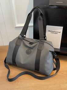 1 件旅行包男士单肩健身包周末包手提包大容量扩展带拉链商务旅行度假医院返校适合青少年夏季休闲户外运动或度假旅行或毕业礼物或生日礼服配饰 - 彩色 - 查看 12