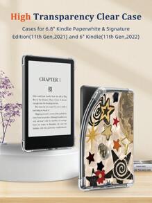 INS Style Flat Protective Case Compatible With IPad 10th Gen, IPad Air 4/5th 10.9-Inch, Compatible With Kindle Paperwhite 12th Gen 2024, Tab A7 Lite 8.7", S6 Lite 10.4 Inch, 4-Corner Drop Protection, Easy One-Handed Grip