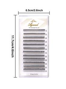 240/111 Fans 3D Printing Anime Premade Fans C D Curl Volume Fairy Wispy Cashmere Velvet Promade Fans Lash Extensions Cosplay False Eyelash Extensions - D - View 7