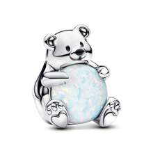 100% 925 Sterling Zilveren Sieraden DIY Kralen Passen Originele Pot 1:1, Geschikt Voor Vrouwen Om Sieraden Te Maken Liefde Ballon Charm Kralen Hanger, Geschikt Voor Dagelijks Uitje Draag Ketting Armband
