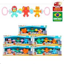 Baby Rattles Various Animal Models Colorful Kit DuteToys