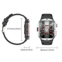 Hot New Product: A Men's And Women's Silicone Strap Sports Smartwatch, Capable Of Making/Answering Calls, Counting Steps, Tracking Calories, Distance, Multiple Sports Modes, Alarm Clock, Call Information Reminder, Multi-Functional Sports Smartwatch, 2.01 Inch Full Screen Touch Suitable For Android And IOS Systems, Fashionable Gift For Men/Girlfriends