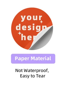 1~100pcs Personalized Labels - Custom Stickers With Any Design Image Logo Text, Waterproof Stickers, Business Logo, 100 Labels ,Seal,No-Iron,Ornamental,Adhesive Exquisite,Vintage,Contracted Custom,Personalized,Unique Ideal Gifts For Him