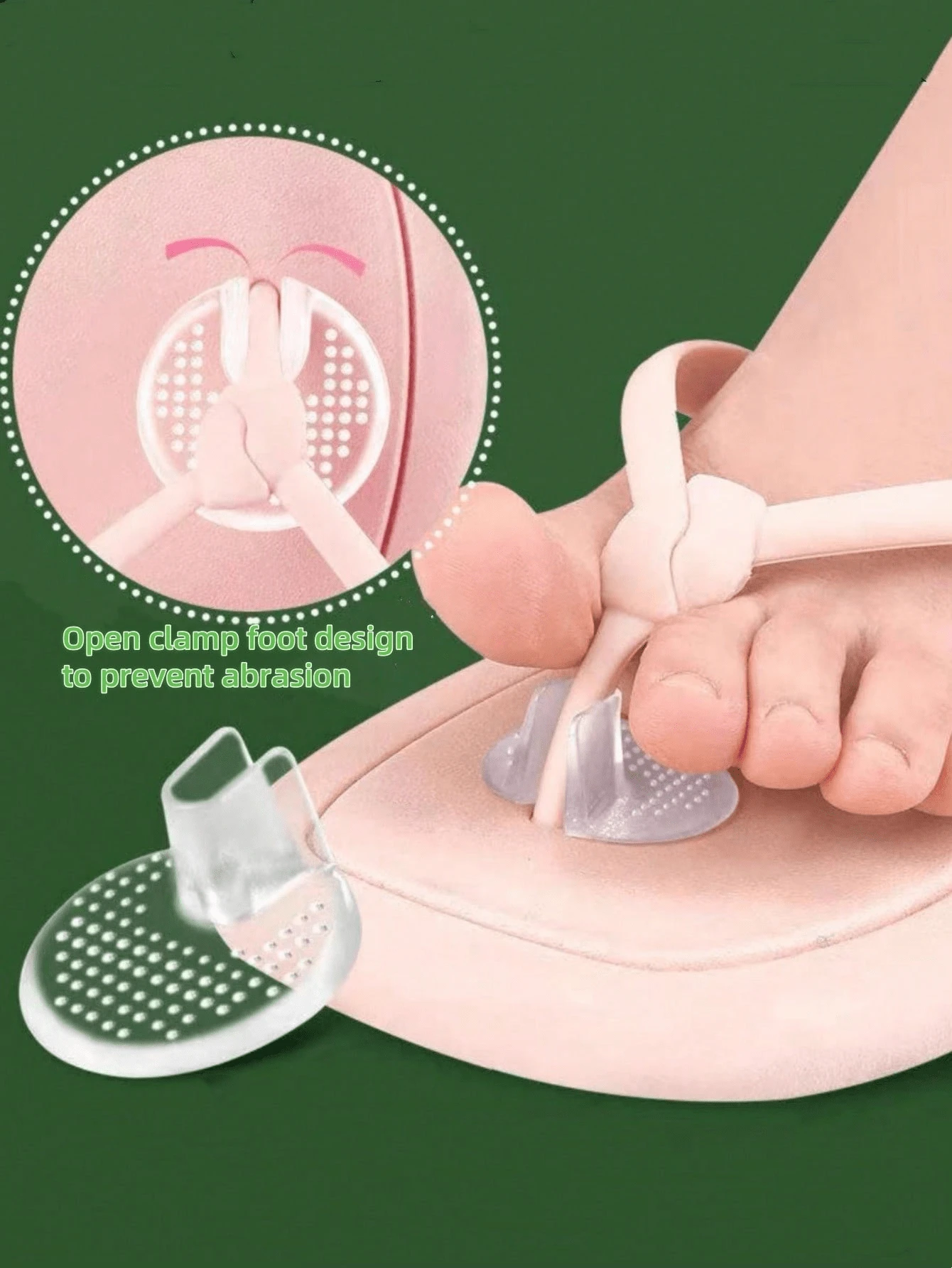 1 Pair Soft Gel Thong Sandal Insoles, Protect Toes, Suitable For Flip Flops, Sandals, Shoe Inserts, Anti-Slip Pads, Metatarsal Pads