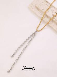 1pc Fashion Stainless Steel Chain Necklaces For Women Choker Jewelry Best Friends Gifts